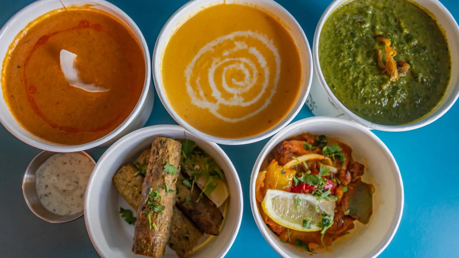 A spread of Konkan dishes